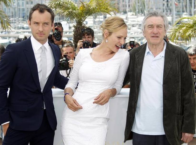 Giurata al Festival del cinema di Cannes con Robert De Niro, 2011. (Reuters)